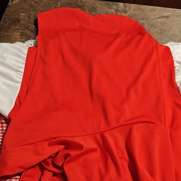 Leg Avenue Red and White Costume Dress - Picture 7 of 7